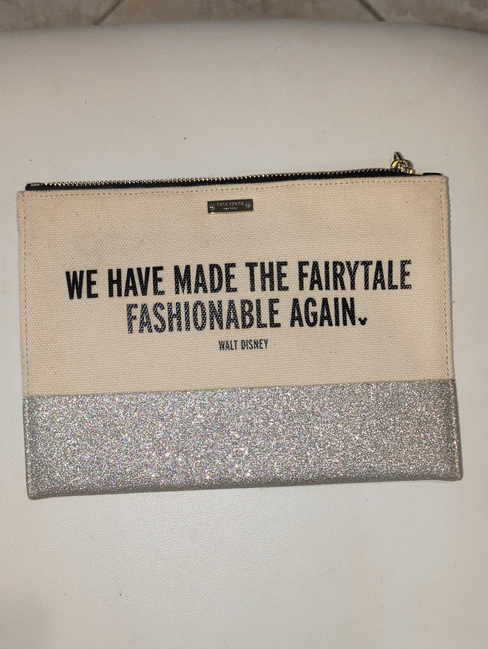 Magical Disney Parks And Kate Spade Collab Canvas Clutch